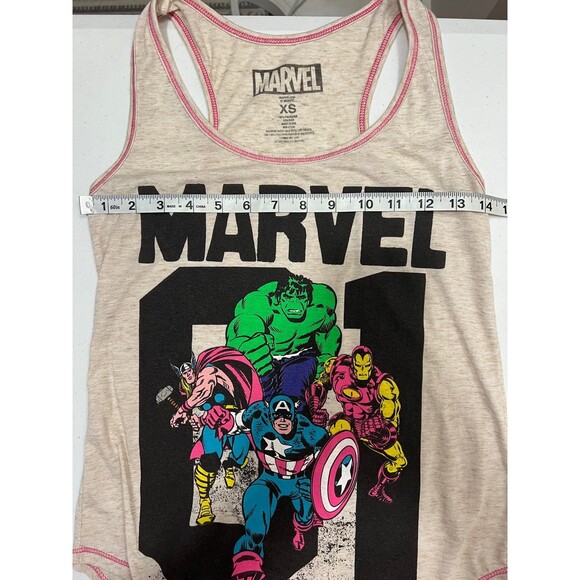 Marvel Comics MCU Racerback Tank Hulk Captain America Women's XS - Picture 3 of 5